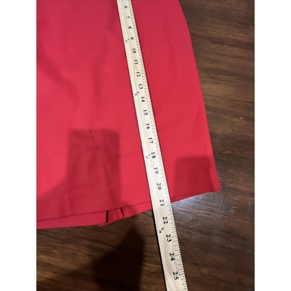Parophase Skirt Women 6‎ Red Pencil Knee Length Work Career Wear - Picture 6 of 7